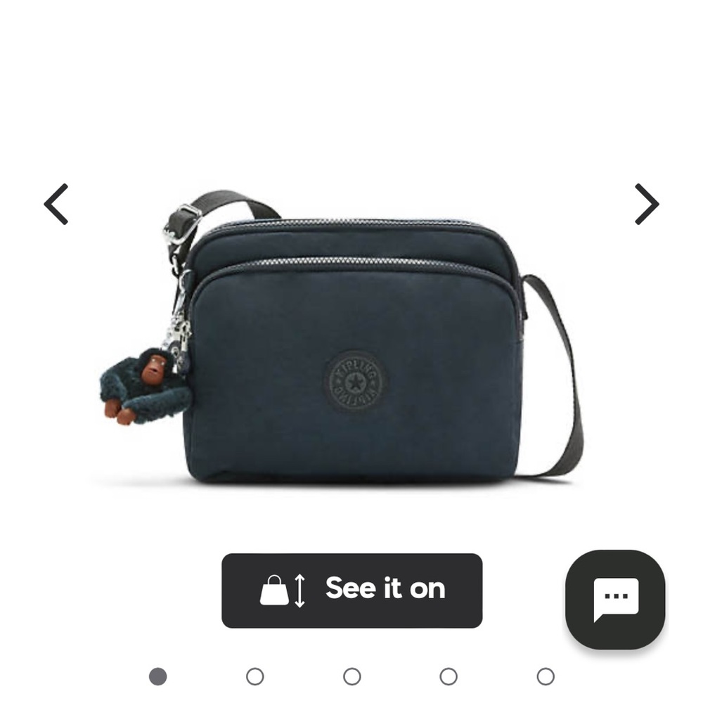 COPY - Kipling Shamane Crossbody Bag -True Blue Tonal